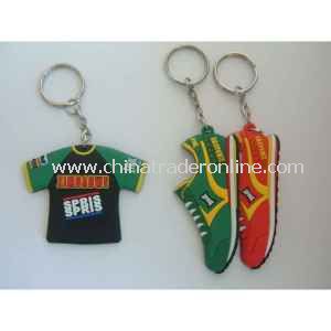 2013 Hot Sale 2014 Sport Souvenir Football Plastic Keychain for Promotion