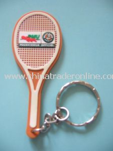 2013 Hot Sale Sport Badminton Souvenir Plastic Keychain for Promotion