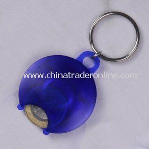 Exquisite Plastic Coin Keychain, Made of Plastic, Ideal for Promotion, OEM Order Are Accepted from China