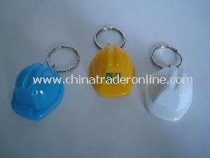 New Design Keychain with Mini Safety Helmet from China