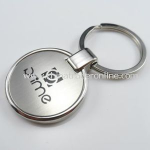 Promotional Laser Metal Keychain from China