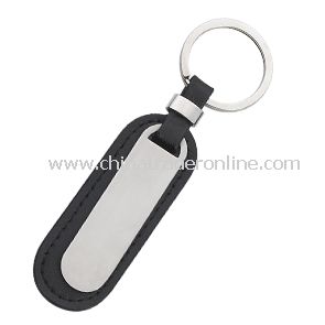 PU Leather Metal Keychain from China