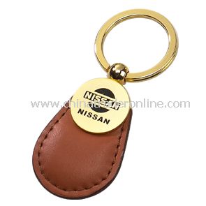 PU Leather Metal Keychain from China