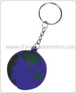 PU Stress Ball Keychain