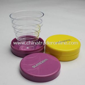 100ml-500ml Promotional Plastic Folding Cup