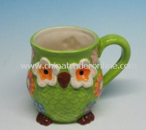 Ceramic Owl Mug, Cup for Ceramic Gifts