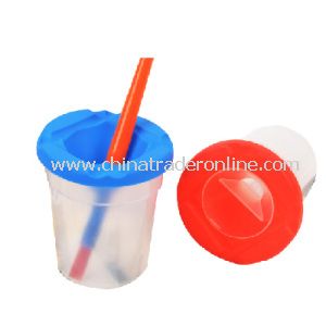 Children High-Quality Plastic Brush Cleaning Cup/Washing Cup from China