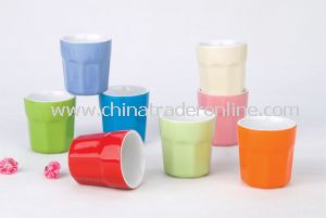 Magnesia Ceramic Solid Color Mug Cup from China