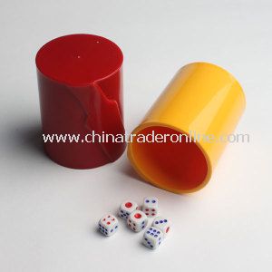 Plastic Shaker Dice Cup from China