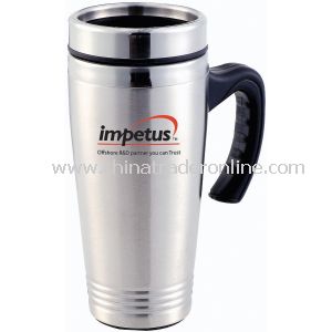 350ml Double-Walled Stainless Steel Travel Mug with Vacuum Cup