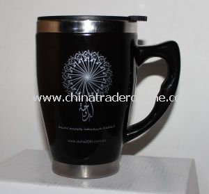 Stainless Steel Vacuum Mug with Ceramic Shell from China