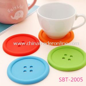 Button Shape Silicone Pad for Cup