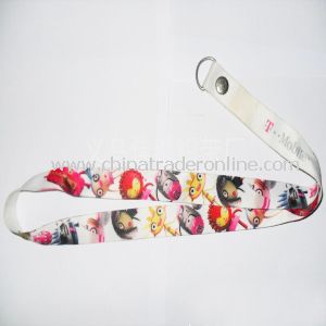 Double Sides Printed Cell Phone Neck Lanyard