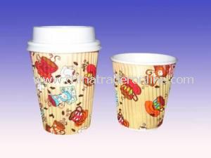 12oz Hot Sale! Hot Drinking Ripple Paper Cup from China