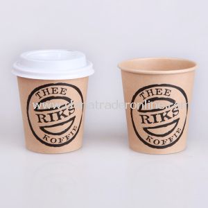 6oz Kraft Paper Cup, Disposable Paper Cup