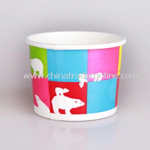 10oz Disposable Paper Ice Cream Cup