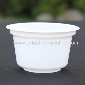 250ml White PP Yogurt Cup from China