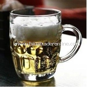 250 Ml, 560 Ml Beer Glass Cups, Glass Cup with Handle from China