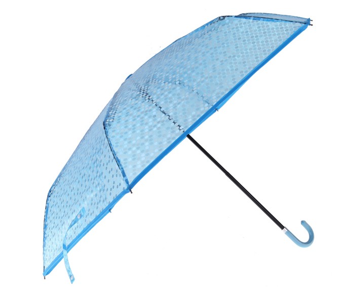 Hot Sale Stylish Custom Leather Section Transparent Umbrella (SMD-STR412)