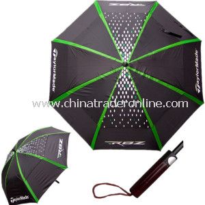 Automatic Double Leisure Custom Straight Advertising Umbrella from China