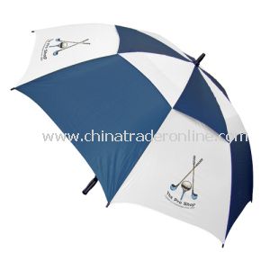 Manual Open Windproof Double Layers Vented Promotional Umbrella from China