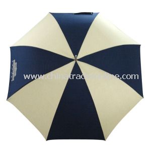 Dripless Windproof Fiberglass Sun Straight Golf Umbrella from China