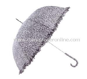 Fashion Dripless Windproof Polyester Sun Umbrella Straight Umbrella from China