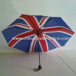 3 Folding Umbrella with Union Jack from China