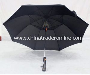 2014 Style Pongee Waterproof Sunshade Straight Fan Umbrella from China