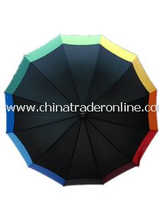 Colorful Printing Straight Umbrella