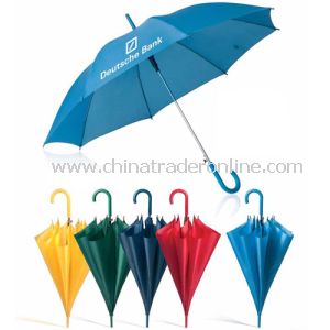 Automatic Open Blue Color Polyester Fabric Promotional Umbrella