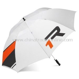 Newest White Nylon Outdoor Advertising Golf Umbrella from China