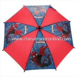 Safety Cartoon Printed Outdoor Advertising Children Umbrella