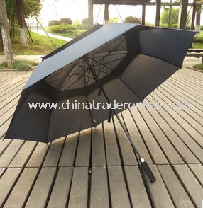 Automatic Double Layer Windproof Outdoor Advertising Golf Umbrella