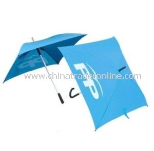 Blue Square Shaped Golf Umbrella