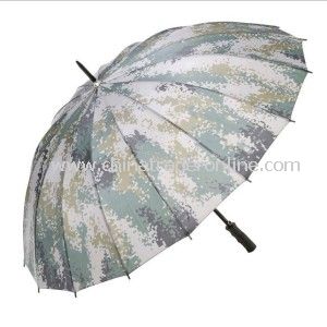 Hot Sale Creative Windproof Army Straight Golf Umbrella