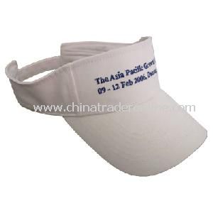 Popular Fashion Simple Lovely White Sprots Sun Visor from China