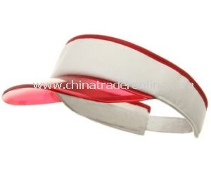 Transparent PVC Sun Visor for Female