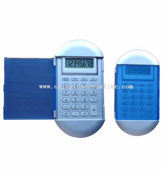 handheld calculator with cover