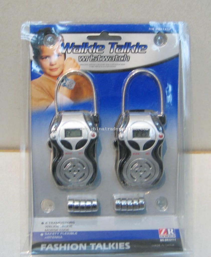 walkie talkie w/time display