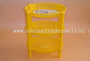 3 layer egg-shpae shelf