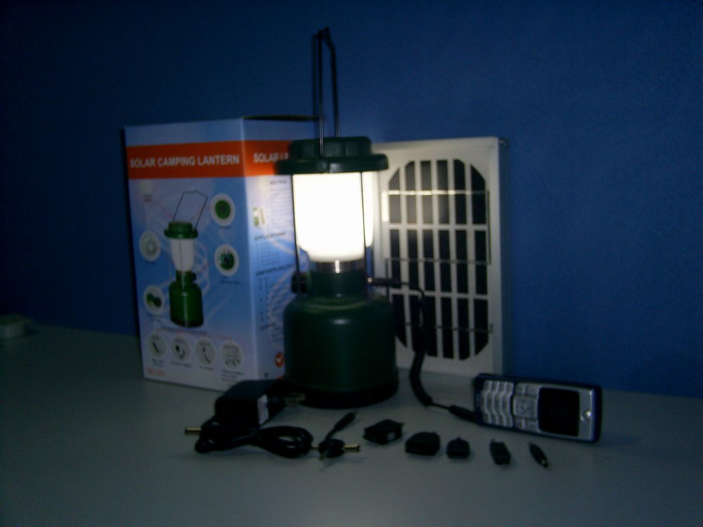 led solar camping lantern from China