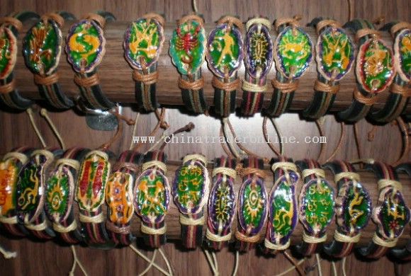 Animal Studs Leather Bracelets