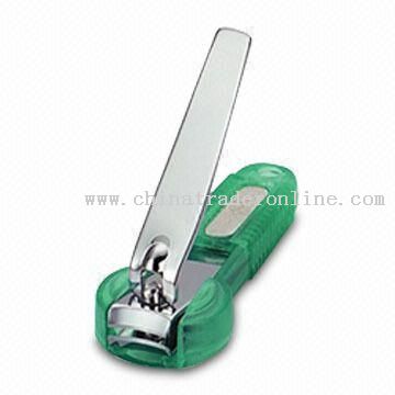 Chrome-plated Nail Clipper with Clipping Catcher