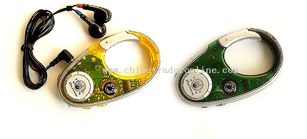 Carabiner Radio with Compass & Flash Light