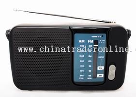 2 Band AM/FM Portable Radio Receiver