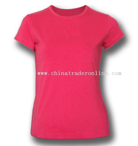Ladies Cap Sleeves T-shirts from China