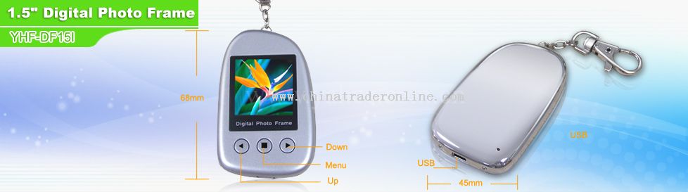 1.5 CSTN screen digital photo frame