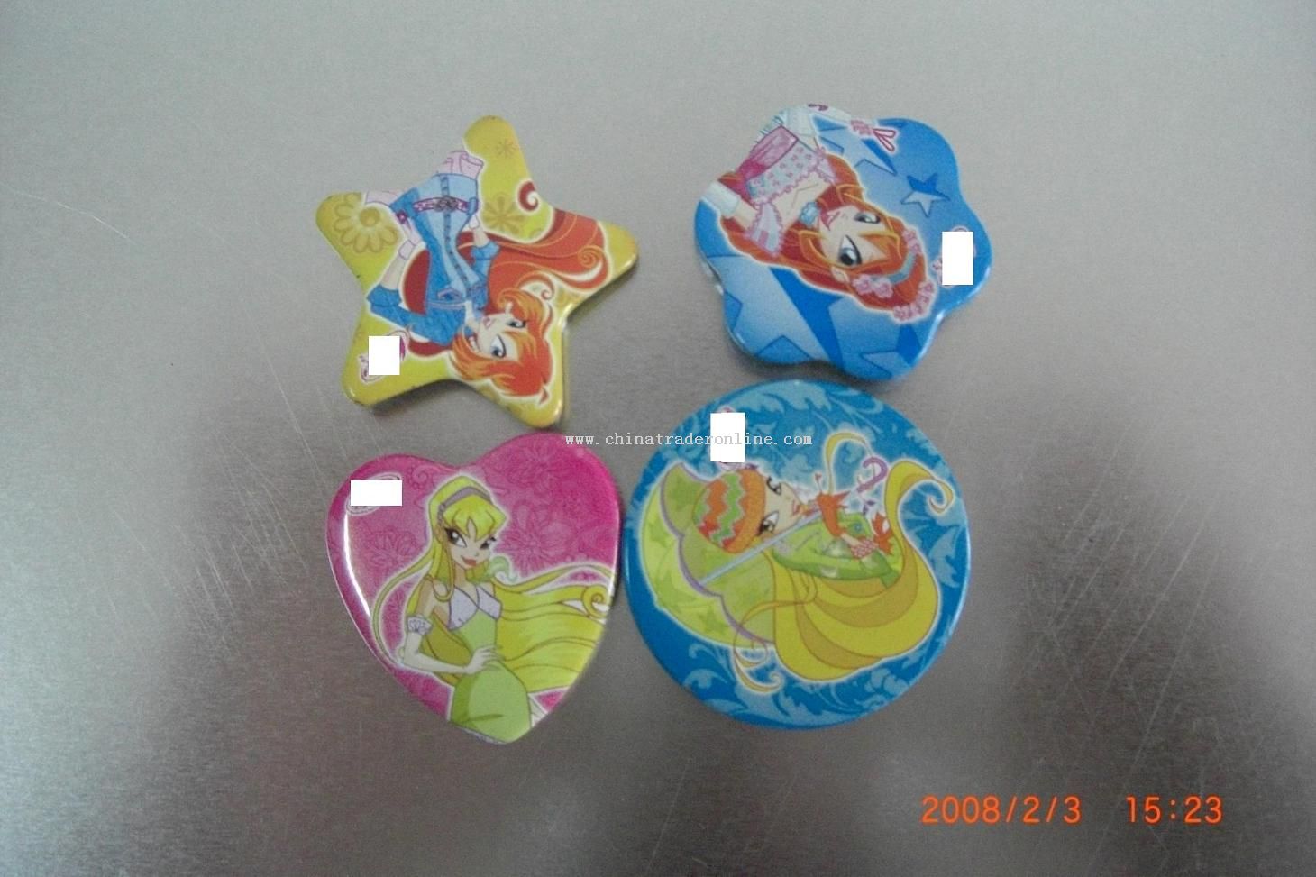 kinds of tin badge