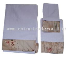 3pc Cotton Bath Towel Set